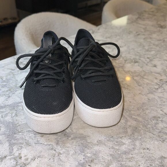 👟 BP. Black Knit Sneakers Sz 6.5 - Picture 3 of 6